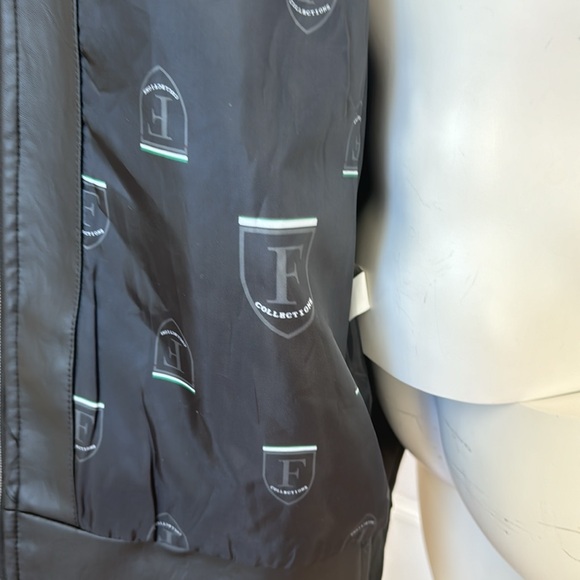 F COLLECTION Men Leather Jacket.  New with Tag - Picture 10 of 12